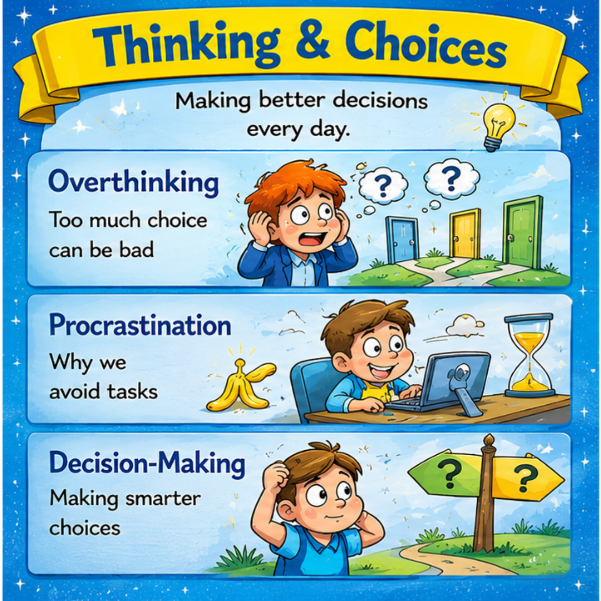 Thinking and choices lessons from Murphy's Law for children