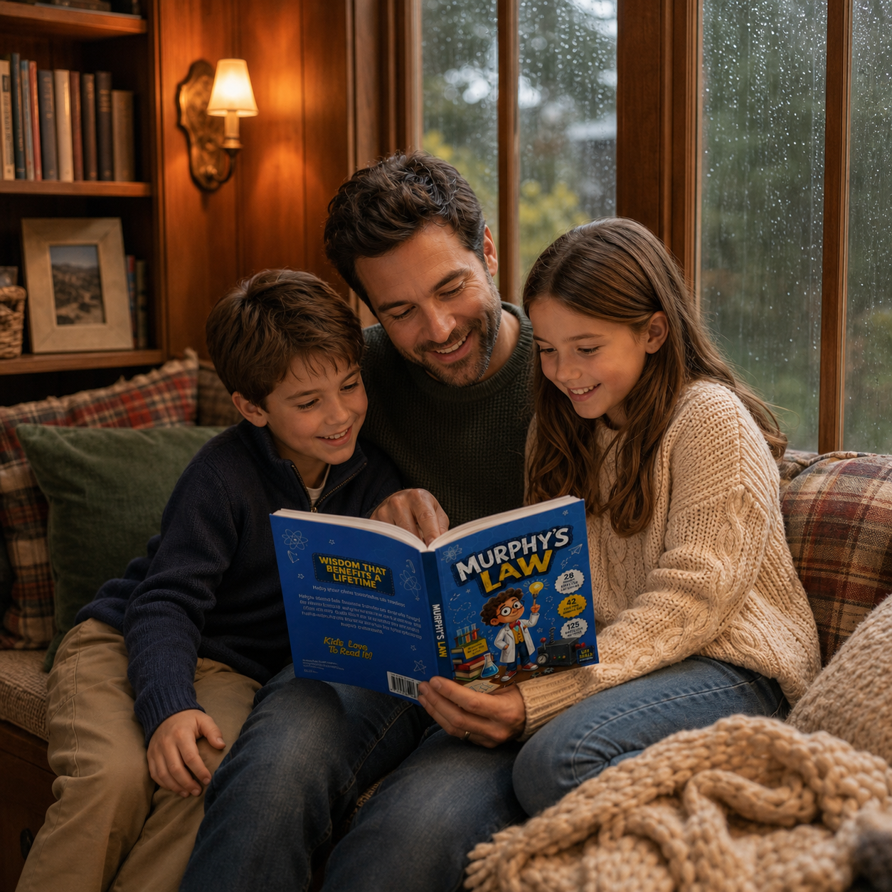 Parent and child reading The Essential Life Skills For Children together